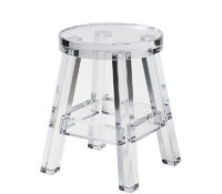 Custom round acrylic stool AC-276 Custom round acrylic stool