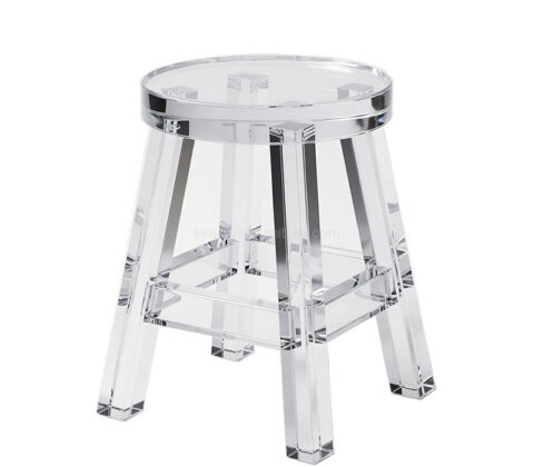 Custom round acrylic stool