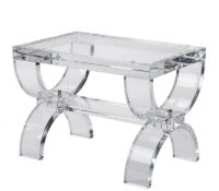 Custom acrylic vanity stool AC-281 Custom acrylic vanity stool