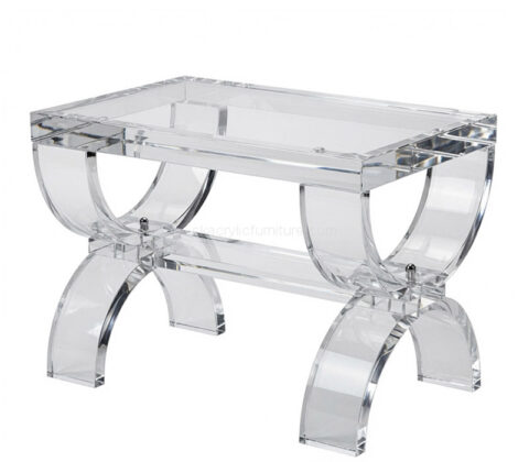Custom acrylic vanity stool