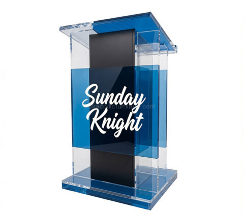 Custom acrylic podium lectern stand