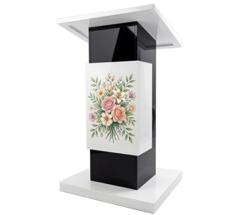 Custom acrylic conferences lectern podium stand