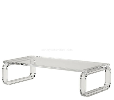 Custom acrylic long coffee table