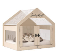Custom acrylic cute cats pet house AB-293 Custom acrylic cute cats pet house