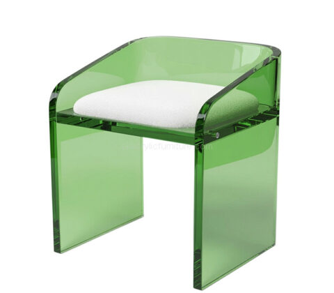 Custom acrylic vanity chair