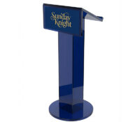 Custom acrylic concierge lectern stand AP-1396 Custom acrylic concierge lectern stand