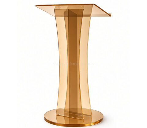 Custom acrylic modern speaking podium stand