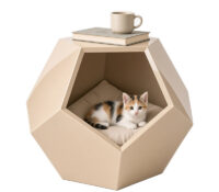 Custom acrylic acrylic geometric cat bed side table AB-302 Custom acrylic acrylic geometric cat bed side table