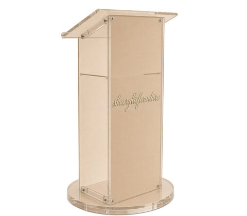 Custom acrylic presentations podium