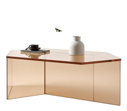 Custom acrylic living room coffee table
