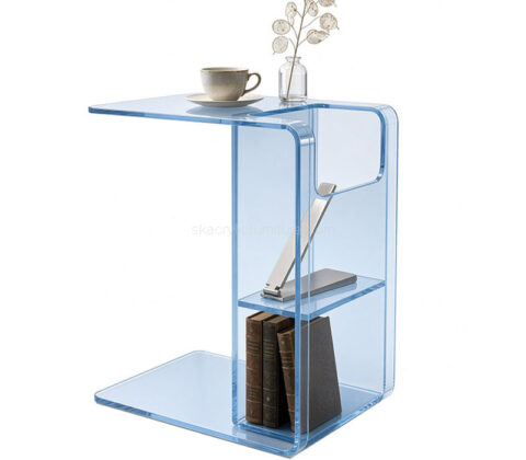 Custom acrylic bed side coffee table