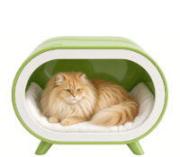 Custom human & cat shared side table AB-306 Custom human & cat shared side table