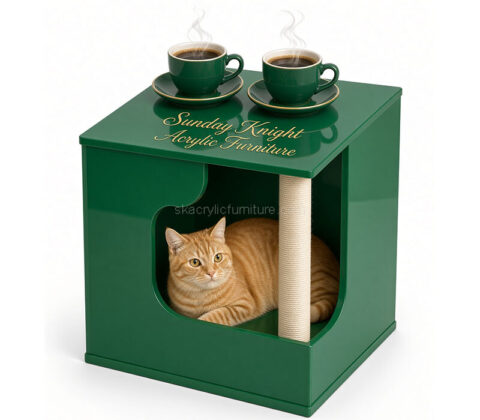 Custom human & cat shared coffee table