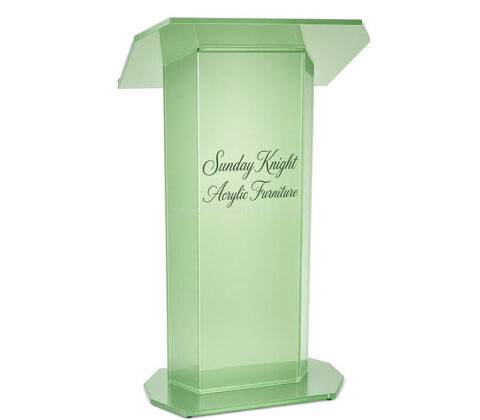 Custom podium for presentation