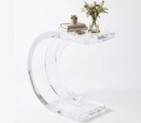 Custom C-shaped end table AT-1347 Custom C-shaped end table